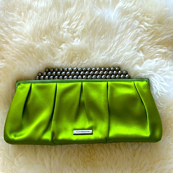 Light Green BCBGMAXAZRIA clutche - Picture 1 of 5